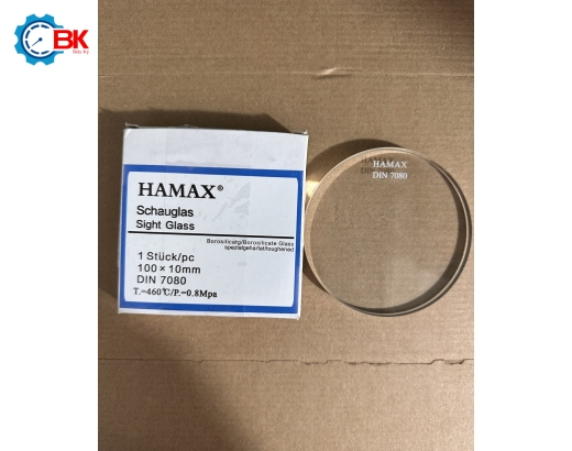 Kính tròn quan sát HAMAX D100x10mm/DIN 7080