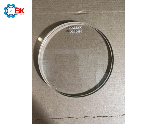 Kính tròn quan sát HAMAX D120x10mm/DIN 7080