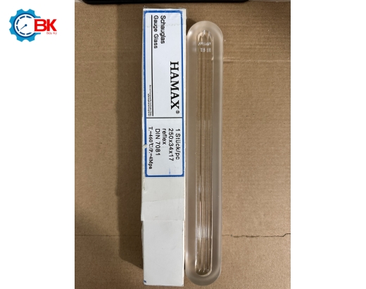Kính thủy lò hơi HAMAX 250x34x17mm/DIN 7081