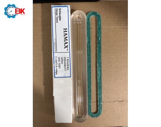 Kính thủy lò hơi HAMAX 250x34x17mm/DIN 7081