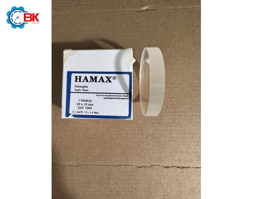 Kính tròn quan sát HAMAX D60x10mm/DIN 7080