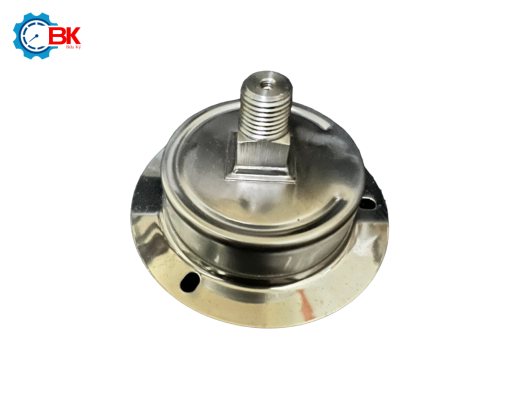 Đồng hồ áp suất Yamaki D63mm 0-400bar Inox316SS toàn bộ chân sau ren 1/4"NPT