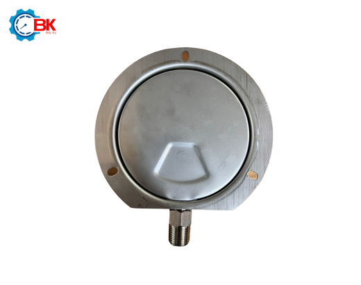 Đồng hồ áp suất NH3 Yamaki D100mm -1+15kg/cm2 chân đứng inox toàn bộ ren 3/8"NPT