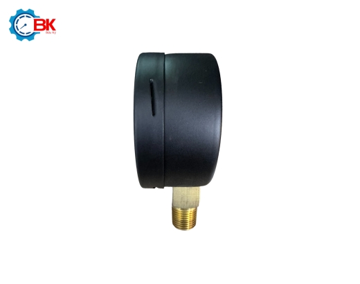 Đồng hồ áp suất thấp Yamaki D100mm 0-500mbar vỏ thép ren đồng 1/2"NPT