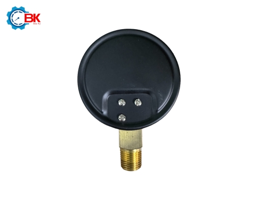 Đồng hồ áp suất thấp Yamaki D100mm 0-30mbar vỏ thép ren đồng 1/2"NPT