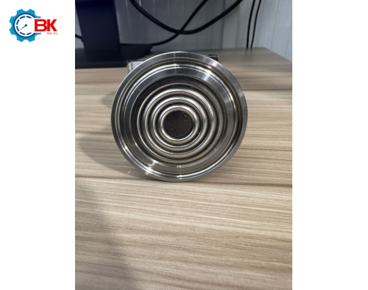 Đồng hồ áp suất màng clamp Yamaki D63mm 0-10bar inox toàn bộ