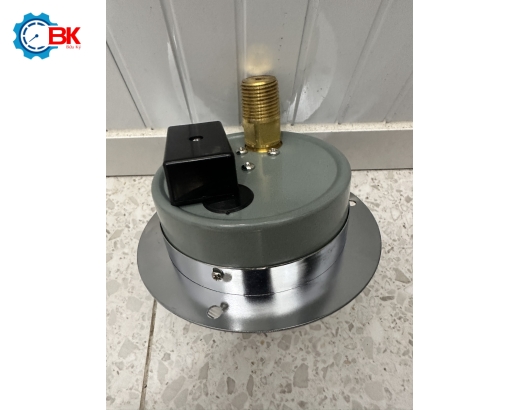Đồng hồ áp suất 3 kim Yamaki D100mm 0-250kgf/cm2 chân sau ren 1/2″NPT